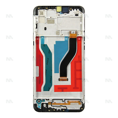 Chassis + Ecran Officiel Service Pack + Vitre pour Samsung Galaxy A10s A107F - Noir