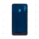 Vitre arrière pour Samsung Galaxy A40 A405F avec objectif bleu OEM