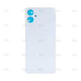 Vitre arrière pour Samsung Galaxy A06 A065F sans objectif, blanche, OEM