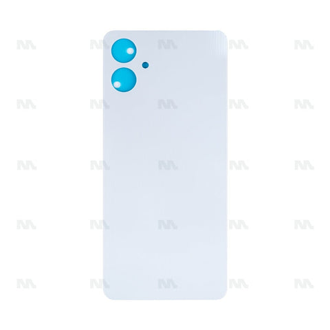 Vitre arrière pour Samsung Galaxy A06 A065F sans objectif, blanche, OEM