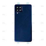 Vitre arrière pour Samsung Galaxy M32 5G M326B avec objectif, noir ardoise, OEM