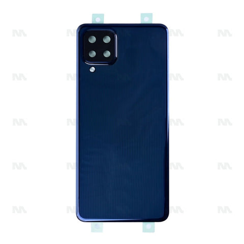 Vitre arrière pour Samsung Galaxy M32 5G M326B avec objectif, noir ardoise, OEM