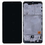 Chassis + Ecran Original Reconditionné + Vitre pour Samsung Galaxy A41 A415F Prism - Crush Black