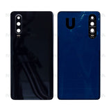 Vitre arrière pour Huawei P30 avec objectif - Noir - OEM