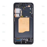 Chassis + Ecran Original Service Pack Pré-assemblé pour Samsung Galaxy S25 S931B - Bleu Noir