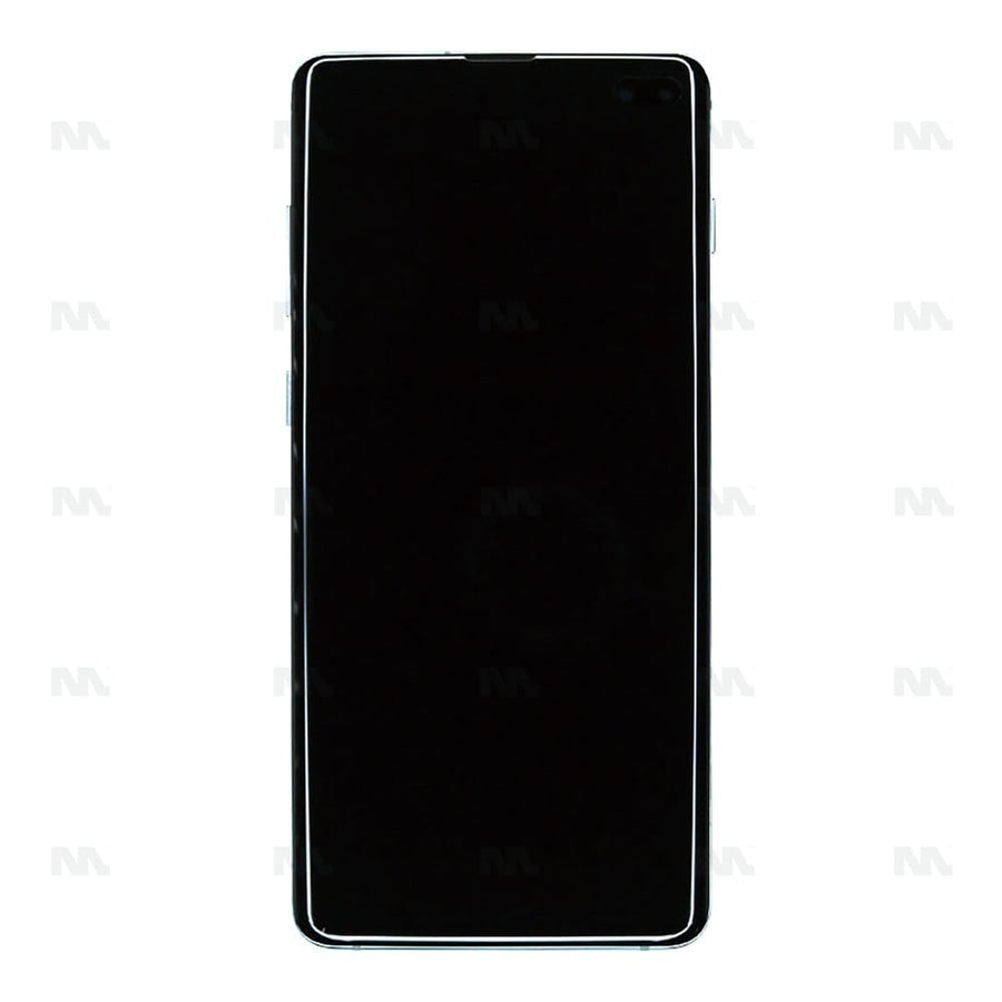 Chassis + Ecran Officiel Service Pack + Vitre pour Samsung Galaxy S10 Plus G975F - Prism Green