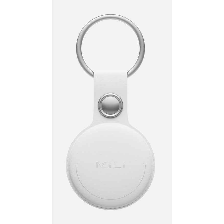 Étui en cuir PU blanc pour MiLi MiTag (lot de 1)