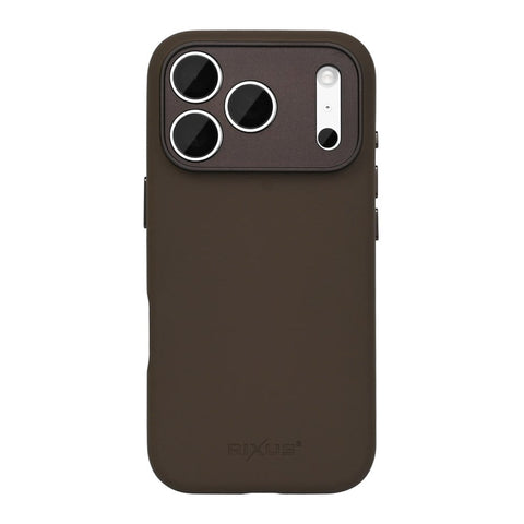 Coque ProShield Rixus Pour Apple iPhone 17 Pro, 18 Pro Marron Foncé