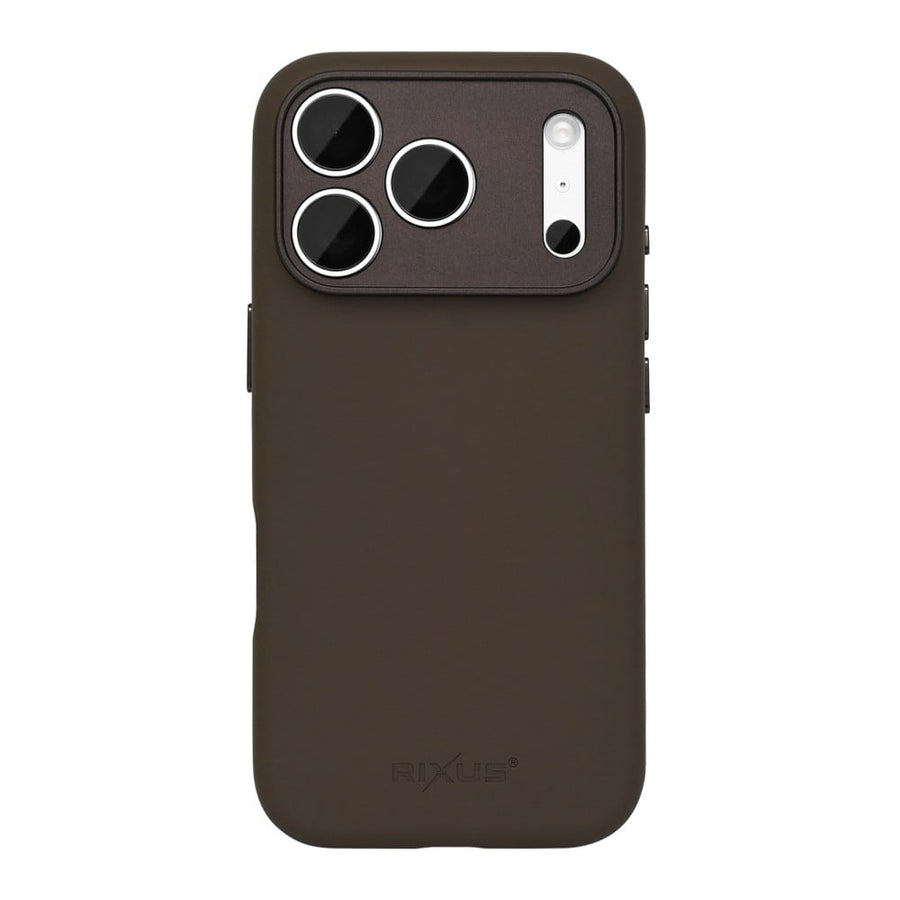 Coque ProShield Rixus Pour Apple iPhone 17 Pro, 18 Pro Marron Foncé