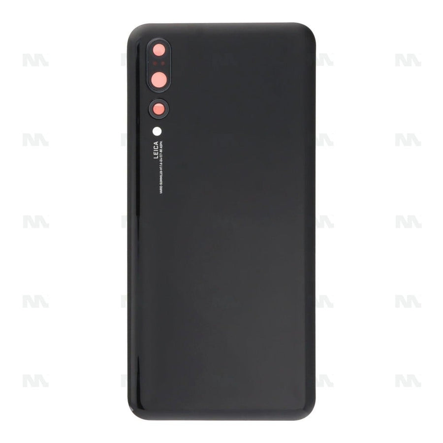 Vitre arrière pour Huawei P20 Pro avec objectif - Noir - OEM