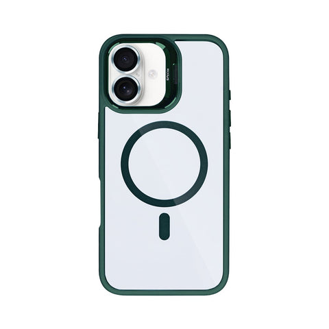 Étui Rixus Classic 03 avec MagSafe pour Apple iPhone 17 vert foncé