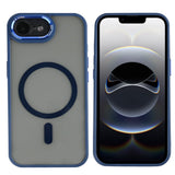 Étui Rixus Classic 04 avec MagSafe pour Apple iPhone 16e bleu foncé