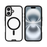 Coque Rixus Crystal Amber pour Apple iPhone 16 - Noir
