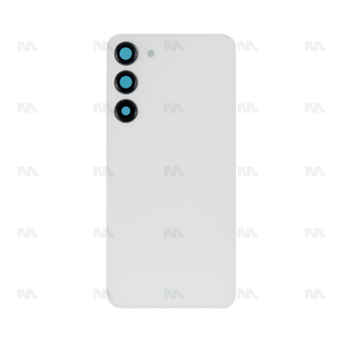 Vitre arrière pour Samsung Galaxy S23 Plus S916B avec lentille crème Original
