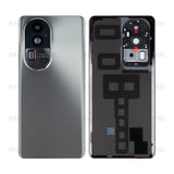 Vitre arrière pour Oppo Reno 10 Pro Plus avec objectif gris argenté OEM