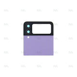 Vitre arrière supérieure avec lentille pour Samsung Galaxy Z Flip4 F721B – Bora Purple – OEM