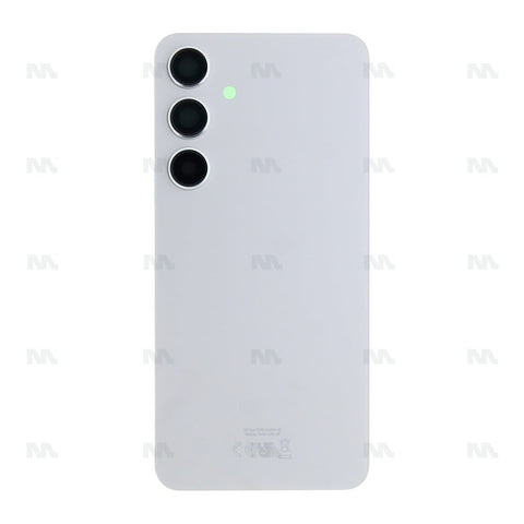 Vitre arrière pour Samsung Galaxy S24 Plus S926B avec lentille, gris marbré, Original