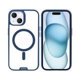 Coque Rixus Crystal Amber pour Apple iPhone 15 - Bleu