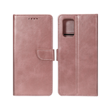 Rixus Bookcase pour Samsung Galaxy A41 Rose