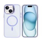 Étui Rixus Classic 03 avec MagSafe pour Apple iPhone 15 violet clair