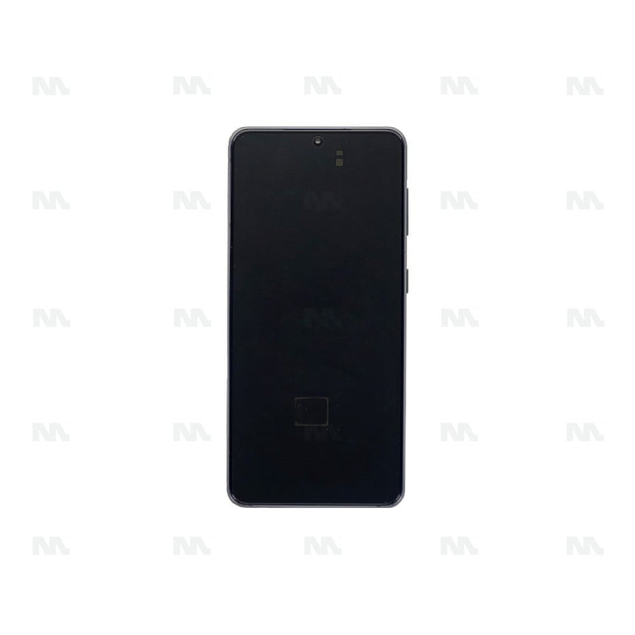 Chassis + Ecran Officiel Service Pack + Vitre pour Samsung Galaxy S21 5G G991B Camera - Phantom Grey
