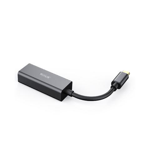 Câble adaptateur USB-C vers carte réseau 1000M RJ45 Gigabit sans disque dur – Gris
