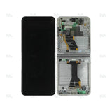 Chassis + Ecran Officiel Service Pack + Vitre pour Samsung Galaxy Z Flip5 F731B - Crème