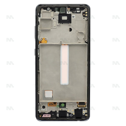 Chassis + Ecran Officiel Service Pack + Vitre pour Samsung Galaxy A52 A525F / A52 5G A526B - Awesome Black