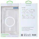 Étui anti-éclatement Rixus avec MagSafe pour Samsung Galaxy S25 Edge transparent