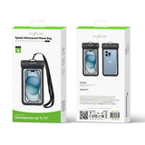 Sac étanche pour téléphone Rixus RXBG15 Splash, noir