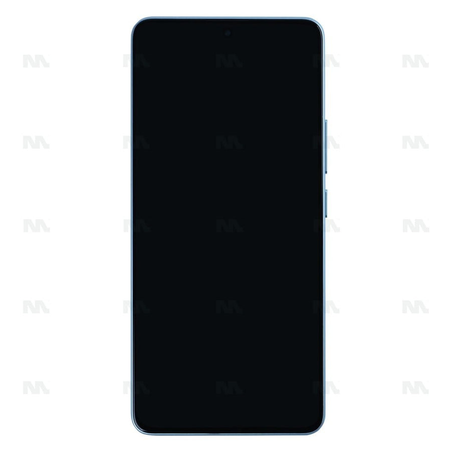 Chassis + Ecran Original OEM + Vitre pour Xiaomi Redmi Note 13 Pro 5G (2312DRA50C / 2312CRAD3C) - Bleu