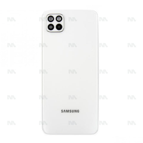 Vitre arrière pour Samsung Galaxy A22 5G A226B avec objectif blanc Original