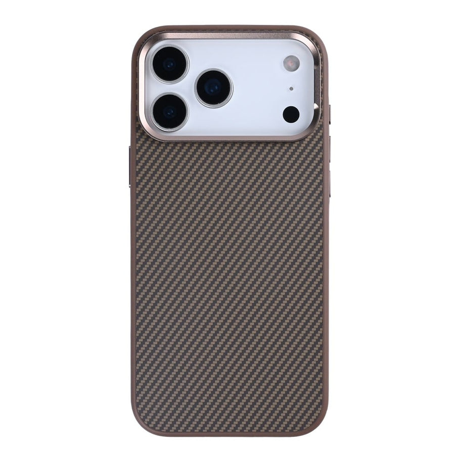 Coque Mag Carbon avec MagSafe pour Apple iPhone 17 Pro - Marron