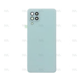 Vitre arrière pour Samsung Galaxy A22 A225 avec objectif, couleur menthe, OEM