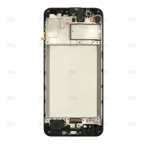 Chassis + Ecran Officiel Service Pack + Vitre pour Samsung Galaxy M31 M315F - Noir