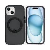 Coque Rixus SnapGrip 360 avec Anneau Support pour Apple iPhone 15 - Noir