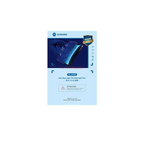 Film hydrogel TPU anti-lumière bleue Sunshine SS-075B HD (50 pièces)