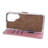 Rixus Bookcase pour Samsung Galaxy S26 Ultra Rose