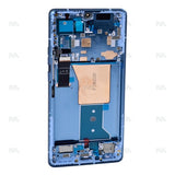Chassis + Ecran Original Service Pack pour Motorola Edge 40 Pro / Moto X40 - Bleu lunaire