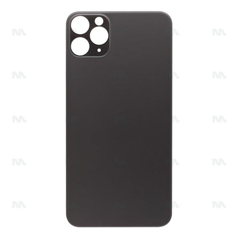 Vitre Arrière pour Apple iPhone 11 Pro Max, cadre de caméra agrandi – Noir – Compatible