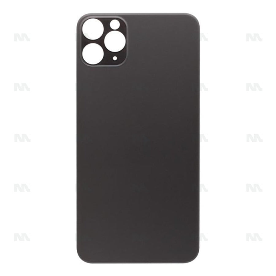 Vitre Arrière pour Apple iPhone 11 Pro Max, cadre de caméra agrandi – Noir – Compatible