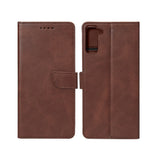 Rixus Bookcase pour Samsung Galaxy S21 Plus 5G Marron