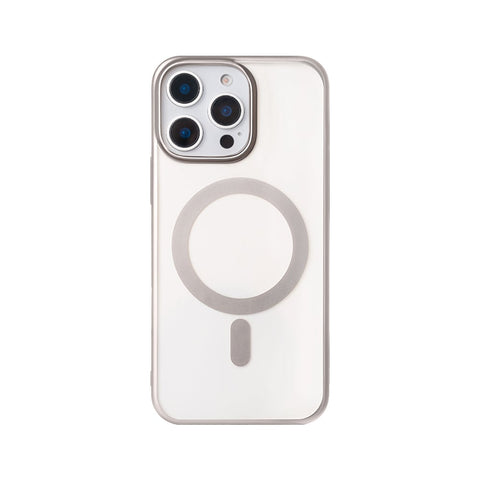 Étui Rixus Instinct Mag pour Apple iPhone 14 Pro Max gris titane