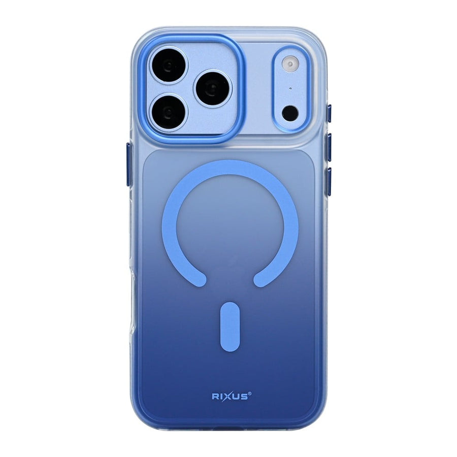 Coque Rixus Aero Shield Compatible MagSafe pour Apple iPhone 17 Pro Max, 18 Pro Max - Bleu