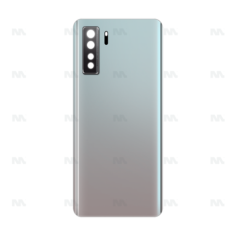 Vitre arrière pour Huawei P40 Lite 5G avec objectif argenté OEM