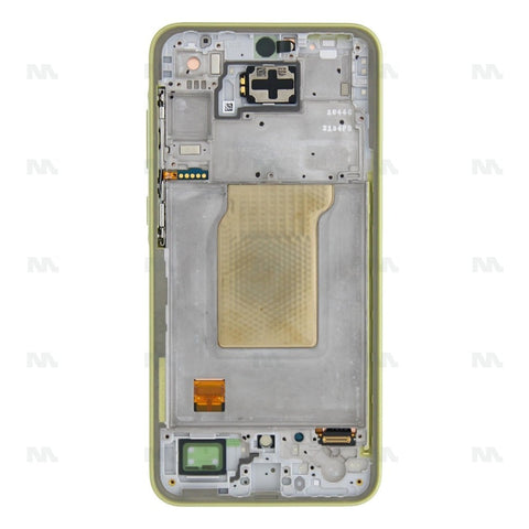 Chassis + Ecran Officiel Service Pack + Vitre pour Samsung Galaxy A35 A356B Lemon