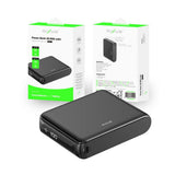 Batterie externe compacte Rixus RXPB25 avec écran numérique 20 000 mAh - Noir