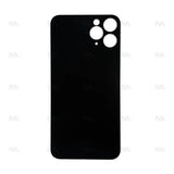 Vitre Arrière Grand Trou Compatible pour Apple iPhone 11 Pro - Blanc