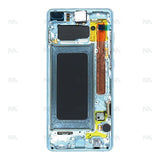 Chassis + Ecran Officiel Service Pack + Vitre pour Samsung Galaxy S10 Plus G975F - Prism Green