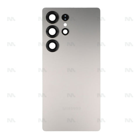 Vitre arrière pour Samsung Galaxy S25 Ultra S938B avec objectif gris titane Original